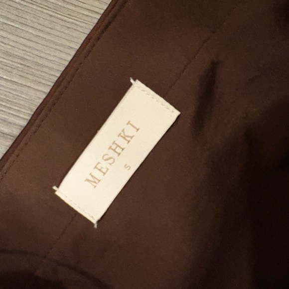 Jasmine Strapless Satin Maxi Dress - Chocolate Brown - Picture 6 of 6